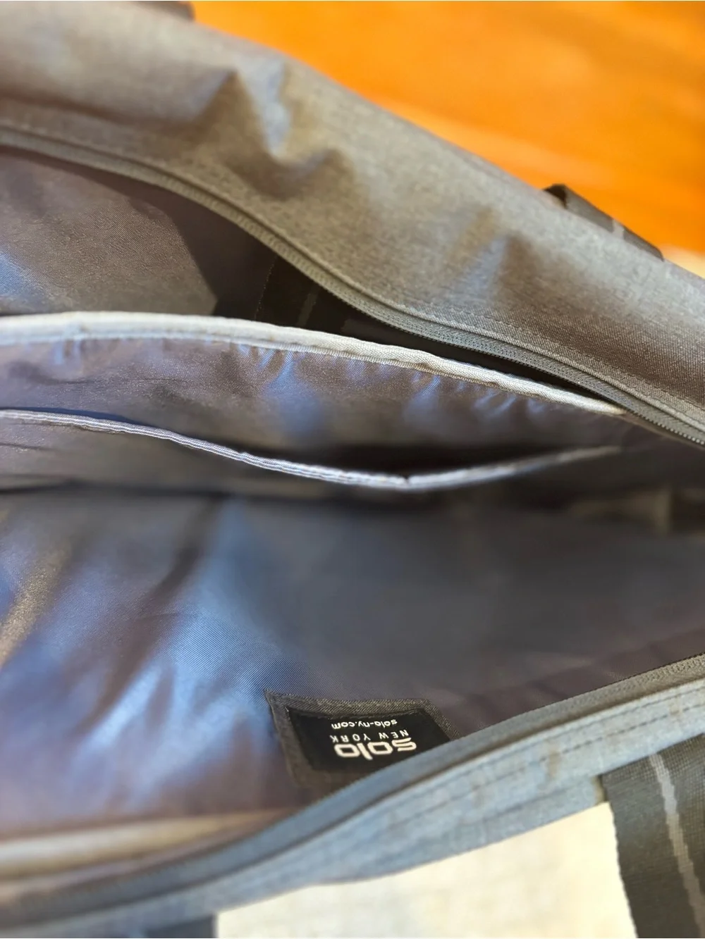 Solo New York Duane Hybrid Briefcase Backpack NWT Gray Laptop Bag Convertible